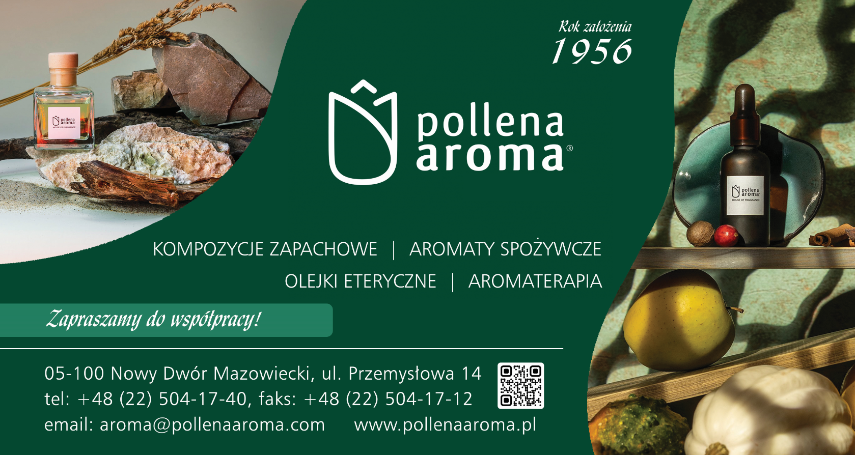 Polski producent substancji zapachowych POLLENA AROMA - aromaterapia NOWY DWÓR MAZOWIECKI aromaterapia NOWY DWÓR MAZOWIECKI